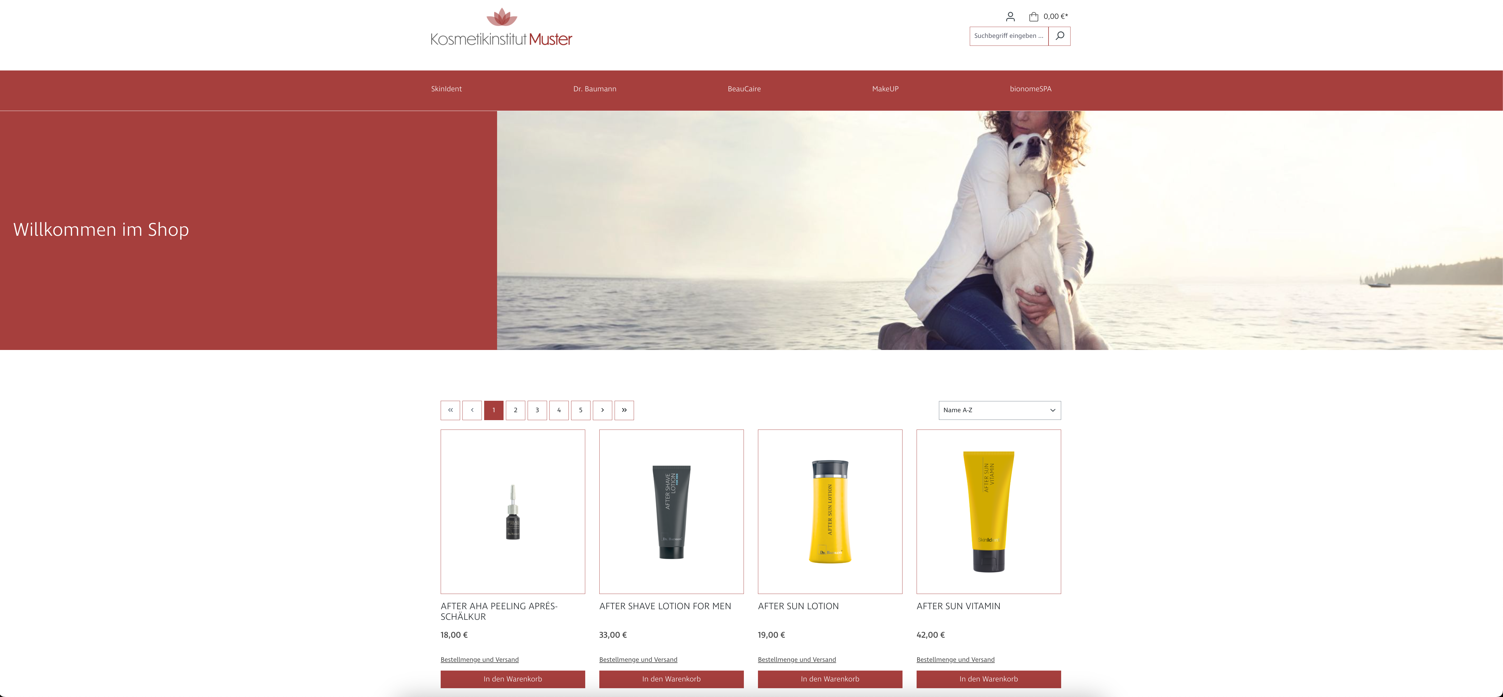 Muster Online-Shopsystem